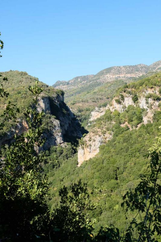 Dans les gorges du Loussos
