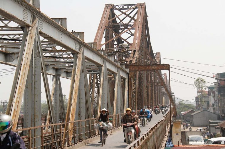 Vietnam, Hanoi, pont Long Bien